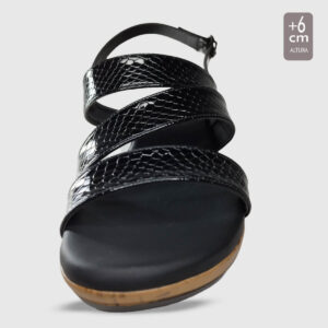 Sandalia Almendra Negro T35 - Imagen 5