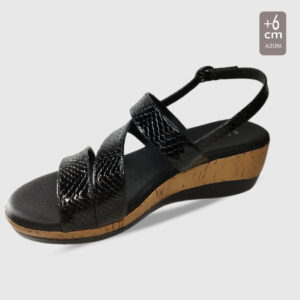 Sandalia Almendra Negro T35