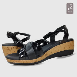 Sandalia Astrid Negro T36 - Imagen 2