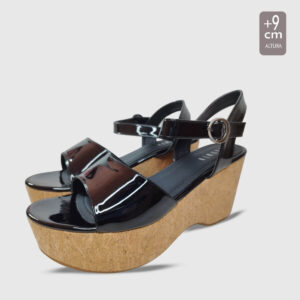 Sandalia Vera Negro T38 - Imagen 5