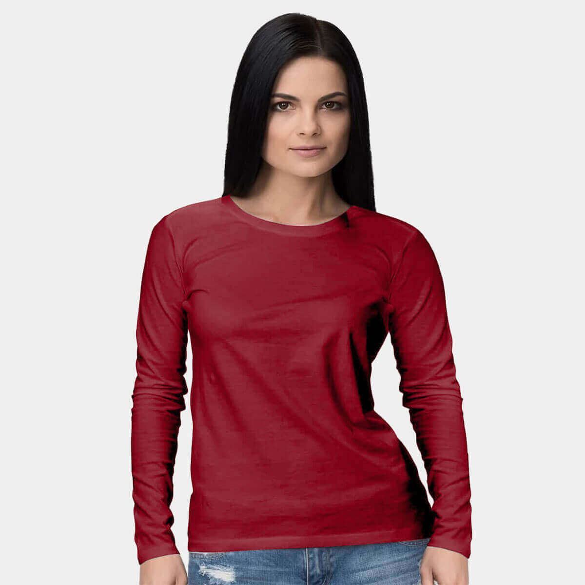 Cuello Redondo Poleras De Gamarra Polos Sublimables De Dama Xs Al